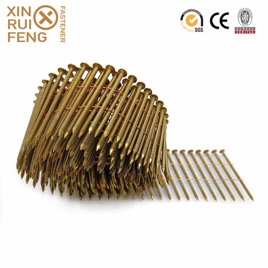 Drahtgeschweißte Spulen-Dachnägel