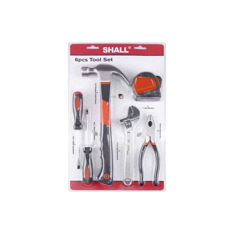 Kostenlose Probe Hammerschlüsselsatz Schraubendrehersatz Zangen Haushaltshandwerkzeuge 86-teiliger Werkzeugsatz mit Rolle