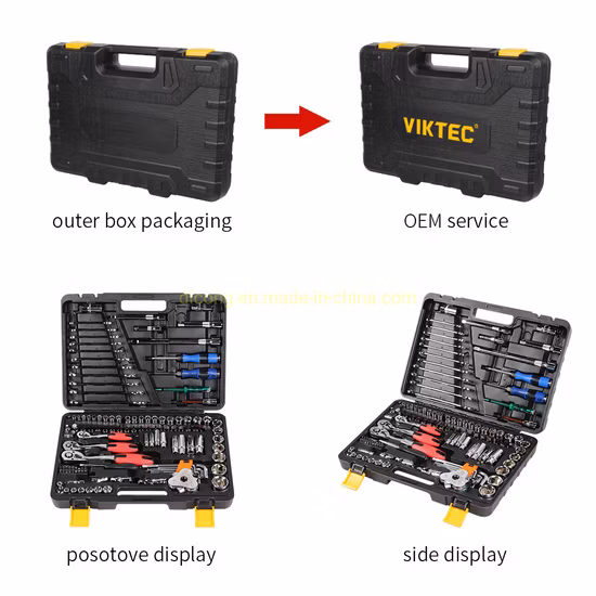Mittlerer Schraubenschlüssel/Schraubenschlüsselsatz mit Rack-Organizer, metrischer Gleitkartenschlüsselsatz